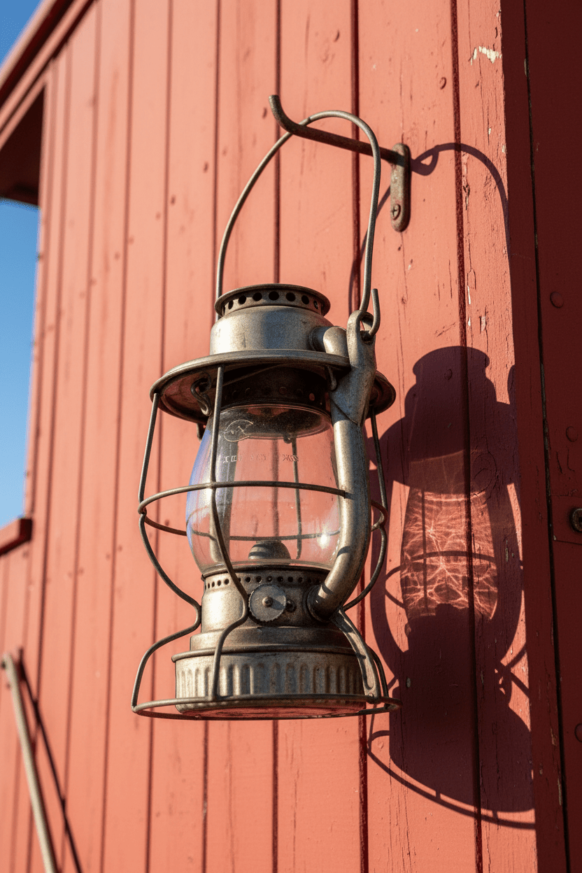 Vintage D.L. & W. Railroad Lantern Dietz Vestal NY Delaware Lackawanna & WesternAntiquesEtcetera