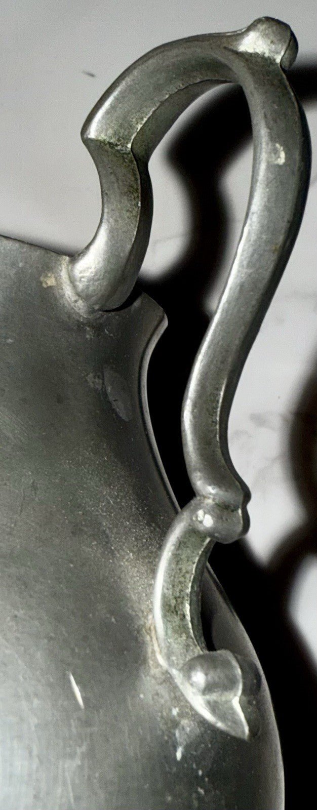 Vtg Antique 3 - Footed Pewter Creamer National Pewter Bern IN. Danforth Collection - AntiquesEtceteraVtg Antique 3 - Footed Pewter Creamer National Pewter Bern IN. Danforth CollectionNational Pewter of Bern, IndianaAntiquesEtcetera