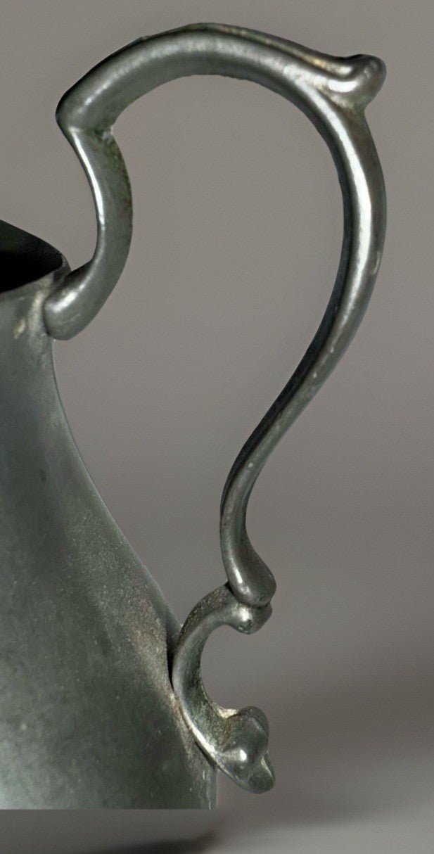Vtg Antique 3 - Footed Pewter Creamer National Pewter Bern IN. Danforth Collection - AntiquesEtceteraVtg Antique 3 - Footed Pewter Creamer National Pewter Bern IN. Danforth CollectionNational Pewter of Bern, IndianaAntiquesEtcetera