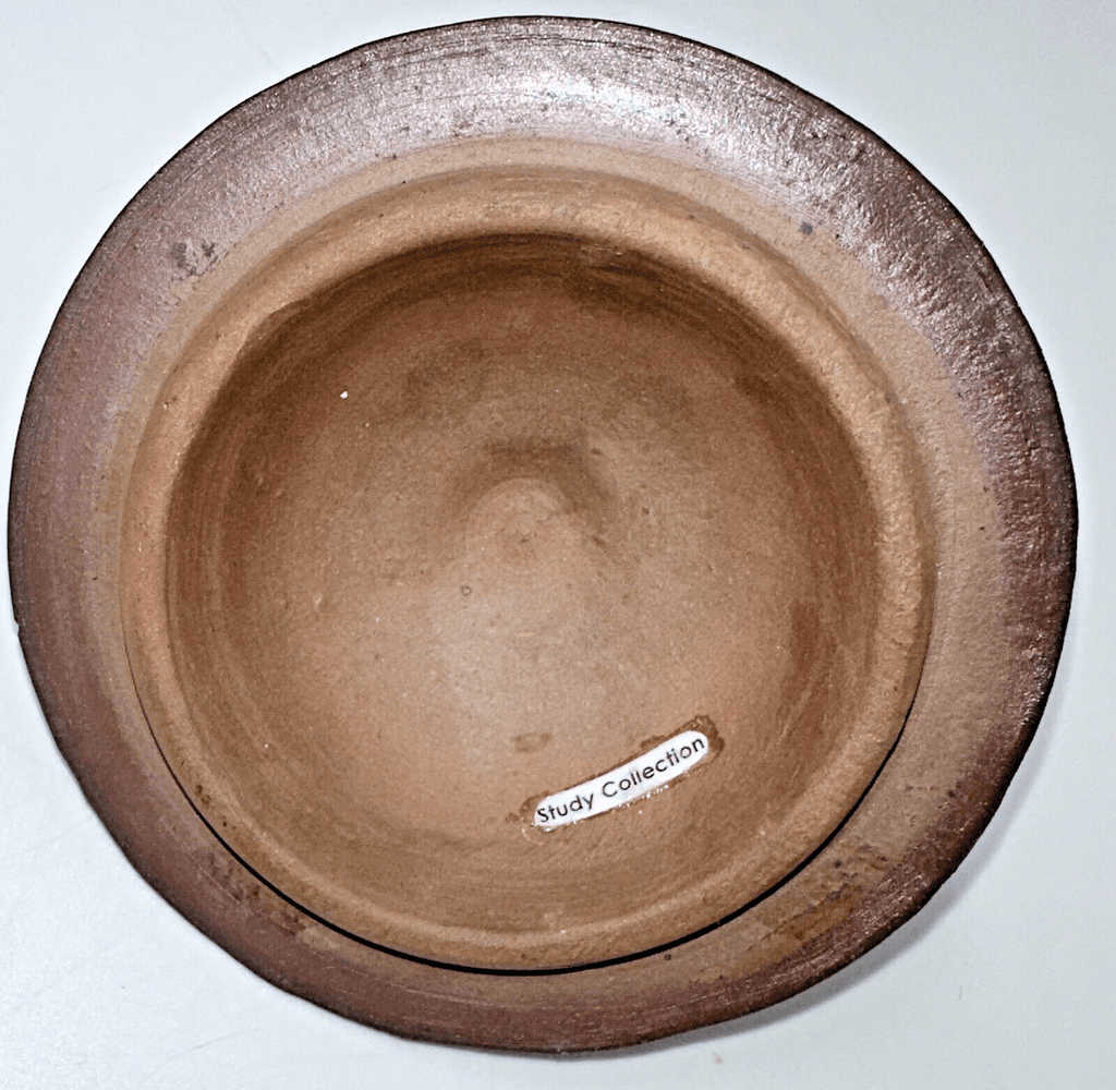 Vtg Antique Clay Pottery Lidded Sugar Bowl Jefferson Foundation Study Collection - AntiquesEtceteraVtg Antique Clay Pottery Lidded Sugar Bowl Jefferson Foundation Study CollectionUnbrandedAntiquesEtcetera