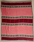 Vtg Wool Rug / Blanket Native American Style Vibrant Geometric 66 x 81 Banded - AntiquesEtceteraVtg Wool Rug / Blanket Native American Style Vibrant Geometric 66 x 81 BandedHandmadeAntiquesEtcetera