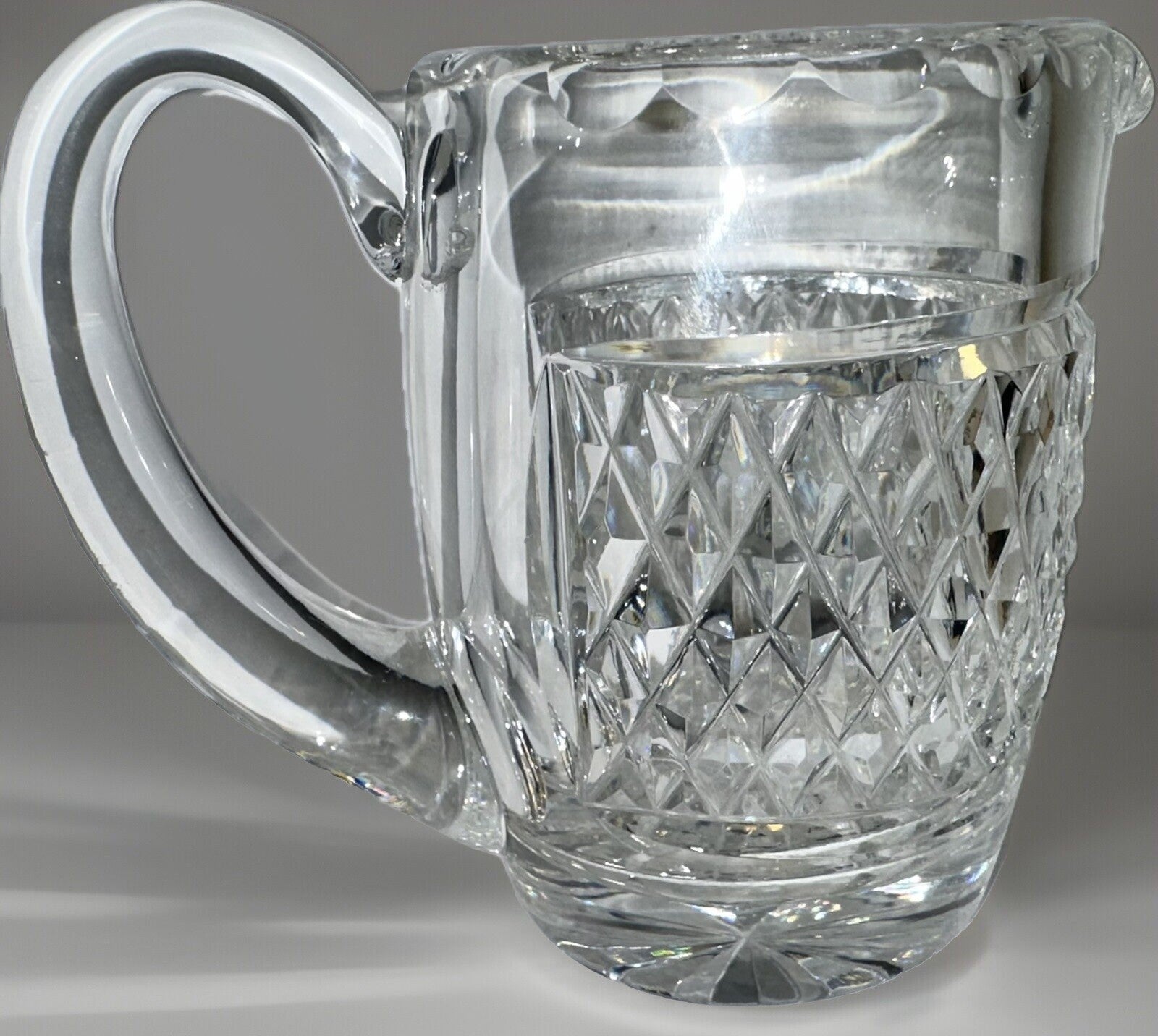 Waterford Crystal Alana Pattern Creamer 4" Pitcher Made in Ireland - AntiquesEtceteraWaterford Crystal Alana Pattern Creamer 4" Pitcher Made in IrelandWaterfordAntiquesEtcetera