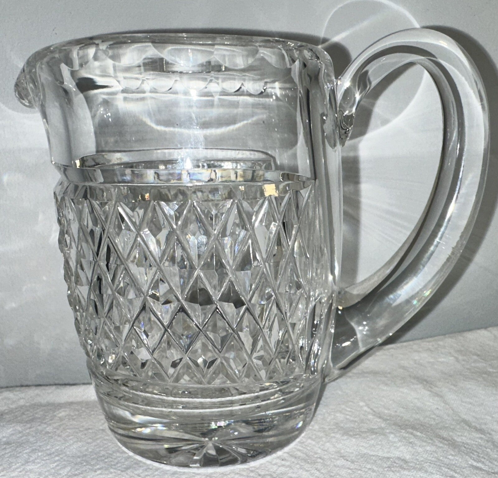 Waterford Crystal Alana Pattern Creamer 4" Pitcher Made in Ireland - AntiquesEtceteraWaterford Crystal Alana Pattern Creamer 4" Pitcher Made in IrelandWaterfordAntiquesEtcetera