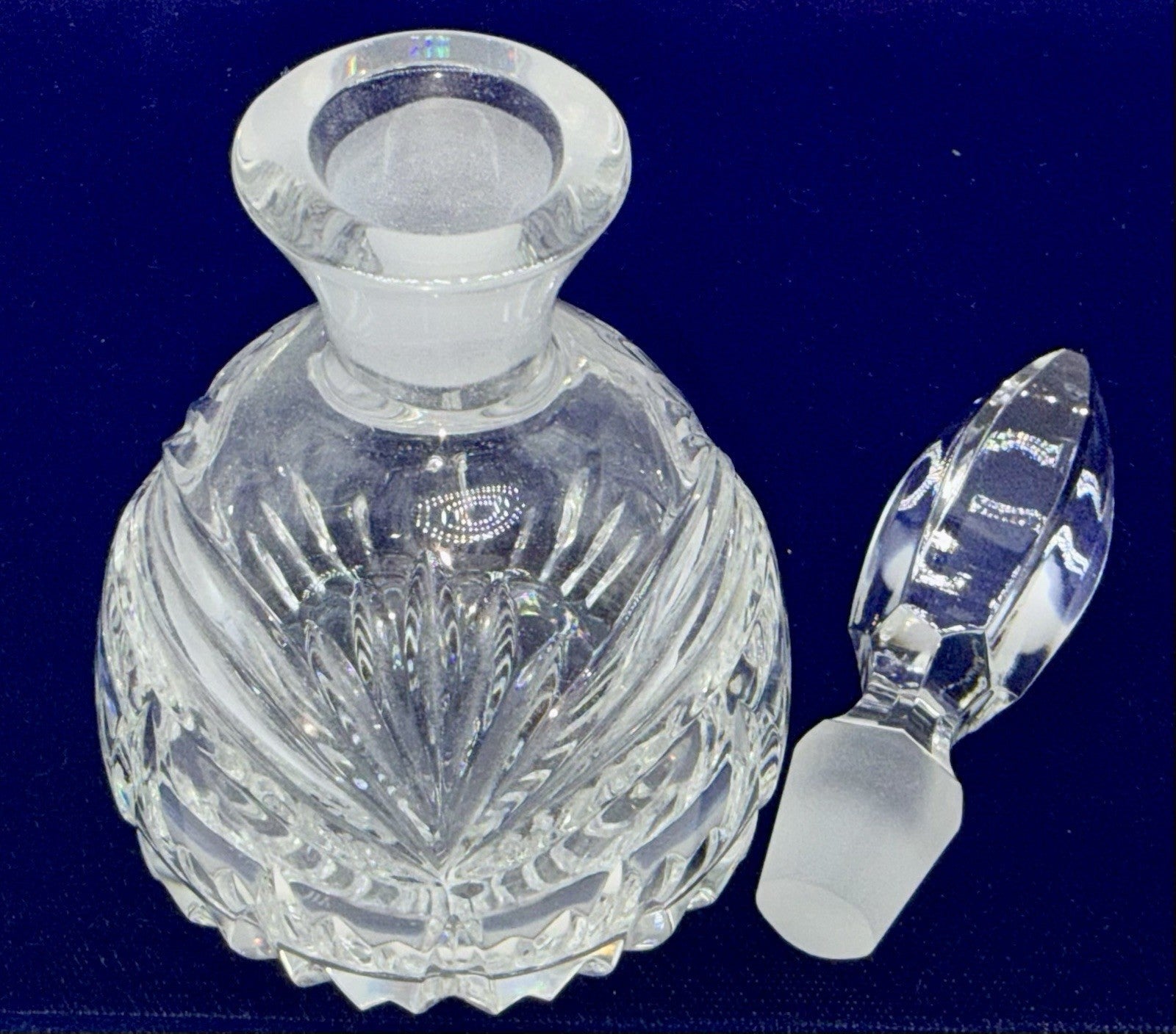 Waterford Crystal Calais Perfume Bottle with Stopper Lovely No Chips - AntiquesEtceteraWaterford Crystal Calais Perfume Bottle with Stopper Lovely No ChipsWaterfordAntiquesEtcetera