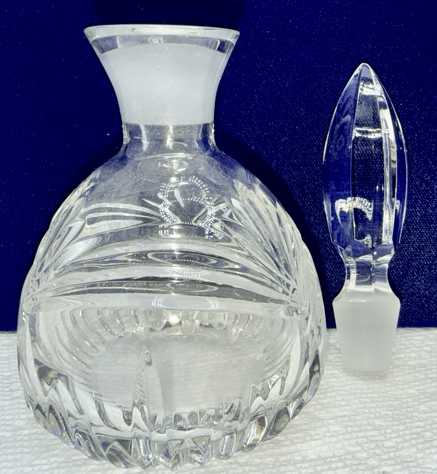 Waterford Crystal Calais Perfume Bottle with Stopper Lovely No Chips - AntiquesEtceteraWaterford Crystal Calais Perfume Bottle with Stopper Lovely No ChipsWaterfordAntiquesEtcetera