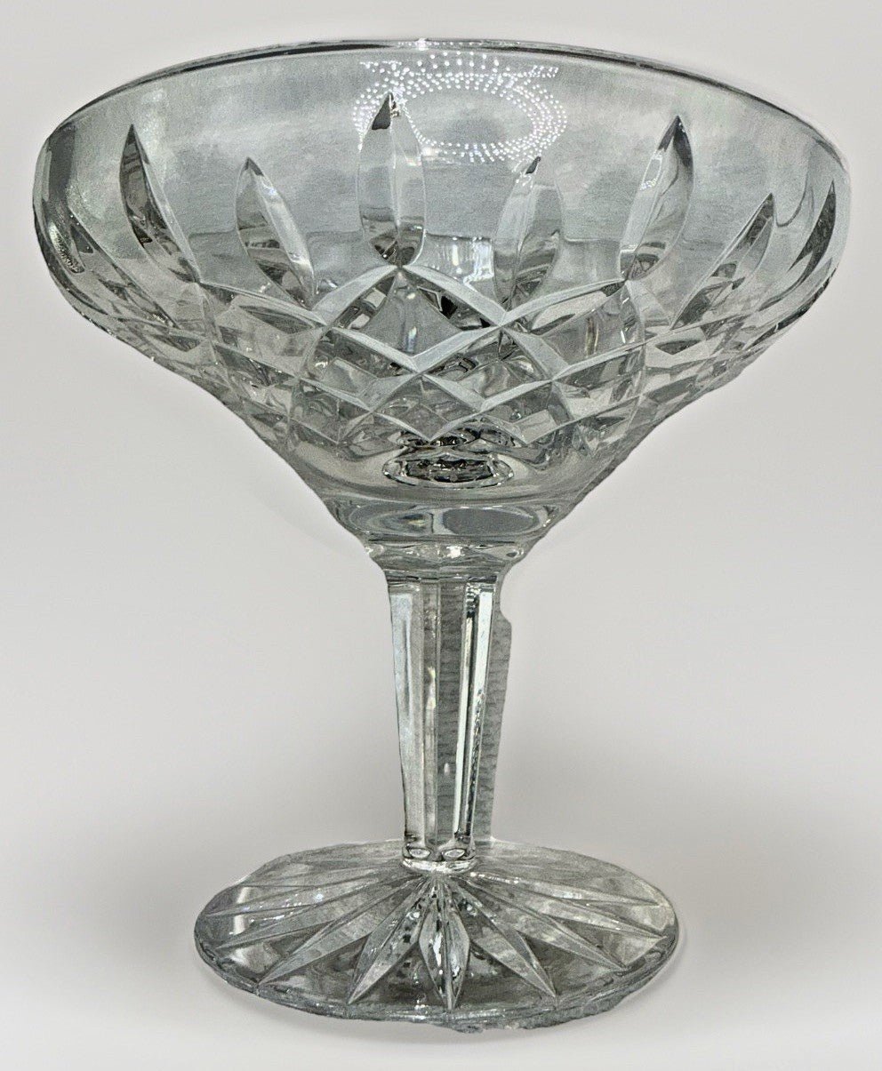 Waterford Crystal Compote Suffolk Collection 5 1/4" x 5 3/4" Diamonds and Prisms - AntiquesEtceteraWaterford Crystal Compote Suffolk Collection 5 1/4" x 5 3/4" Diamonds and PrismsWaterfordAntiquesEtcetera