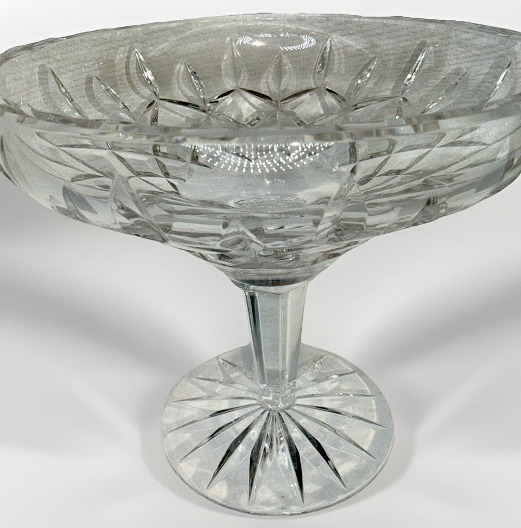 Waterford Crystal Compote Suffolk Collection 5 1/4" x 5 3/4" Diamonds and Prisms - AntiquesEtceteraWaterford Crystal Compote Suffolk Collection 5 1/4" x 5 3/4" Diamonds and PrismsWaterfordAntiquesEtcetera