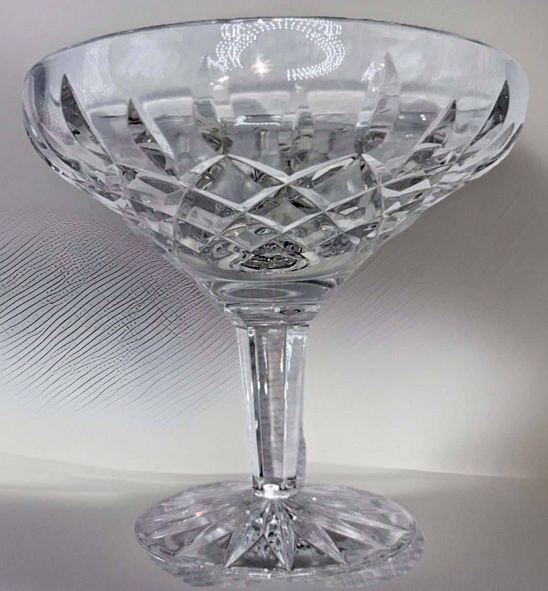 Waterford Crystal Compote Suffolk Collection 5 1/4" x 5 3/4" Diamonds and Prisms - AntiquesEtceteraWaterford Crystal Compote Suffolk Collection 5 1/4" x 5 3/4" Diamonds and PrismsWaterfordAntiquesEtcetera