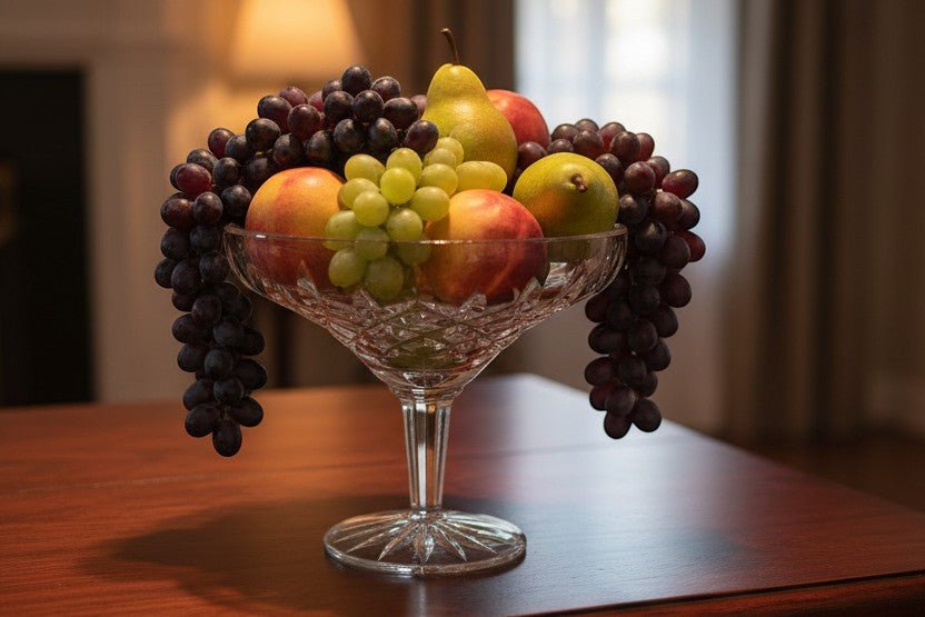 Waterford Crystal Compote Suffolk Collection 5 1/4" x 5 3/4" Diamonds and Prisms - AntiquesEtceteraWaterford Crystal Compote Suffolk Collection 5 1/4" x 5 3/4" Diamonds and PrismsWaterfordAntiquesEtcetera