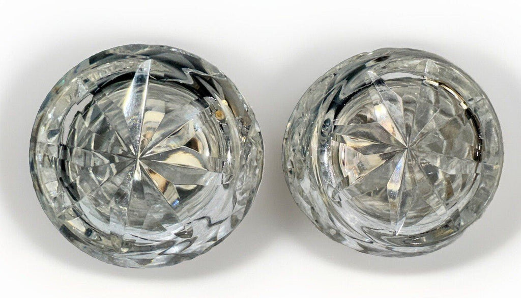 Waterford Crystal Glandore Salt & Pepper Shaker Set with EPNS Silver - Plated Lids - AntiquesEtceteraWaterford Crystal Glandore Salt & Pepper Shaker Set with EPNS Silver - Plated LidsWaterfordAntiquesEtcetera