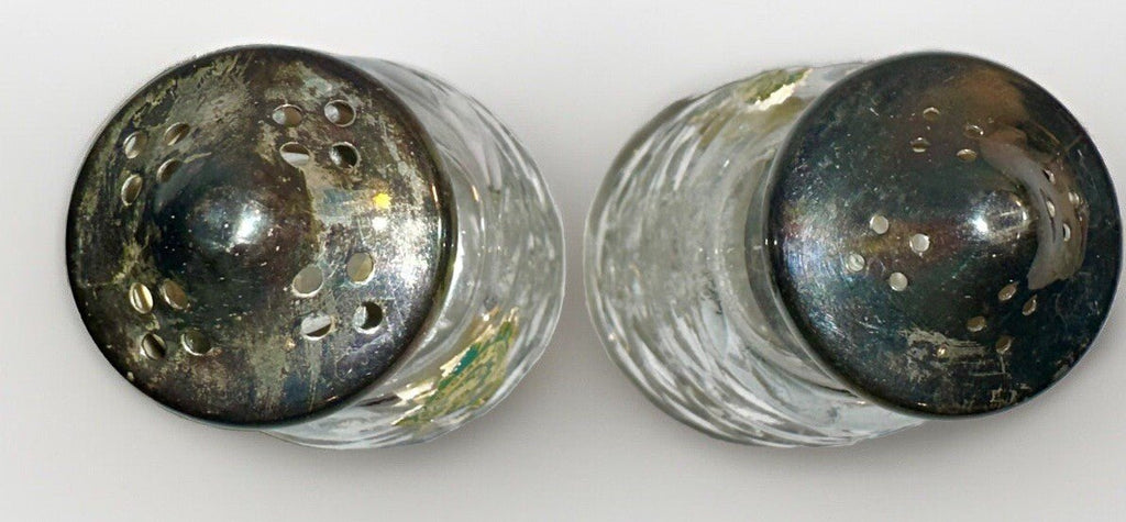 Waterford Crystal Glandore Salt & Pepper Shaker Set with EPNS Silver - Plated Lids - AntiquesEtceteraWaterford Crystal Glandore Salt & Pepper Shaker Set with EPNS Silver - Plated LidsWaterfordAntiquesEtcetera