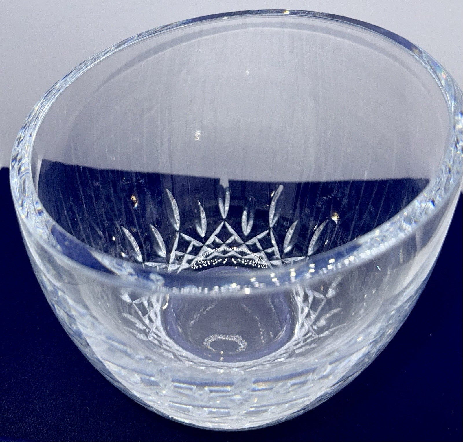 Waterford Crystal Lismore Essence Ice Bucket Blown Heavy Elegant Glass 7.75x6.5 - AntiquesEtceteraWaterford Crystal Lismore Essence Ice Bucket Blown Heavy Elegant Glass 7.75x6.5WaterfordAntiquesEtcetera