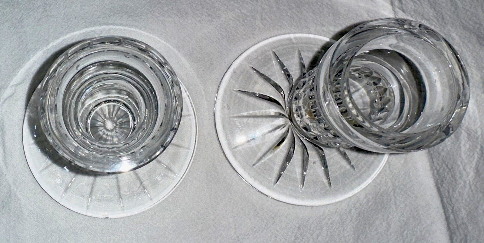 Waterford Crystal Taper Candlestick Holders 3 1/2” Blarney Motif Vintage - AntiquesEtceteraWaterford Crystal Taper Candlestick Holders 3 1/2” Blarney Motif VintageWaterfordAntiquesEtcetera