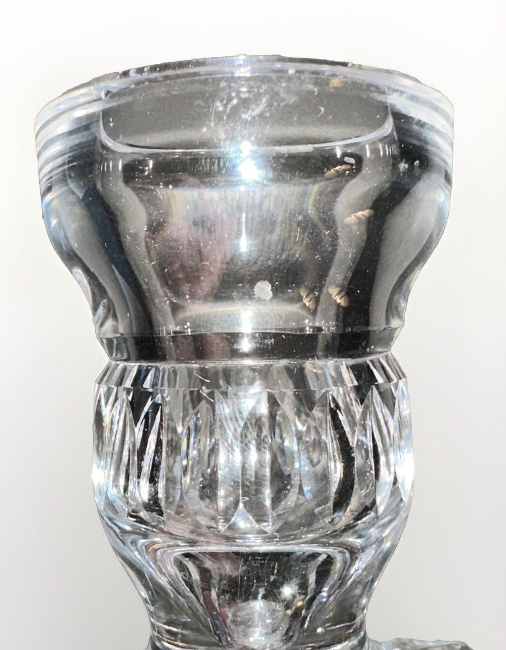 Waterford Crystal Taper Candlestick Holders 3 1/2” Blarney Motif Vintage - AntiquesEtceteraWaterford Crystal Taper Candlestick Holders 3 1/2” Blarney Motif VintageWaterfordAntiquesEtcetera