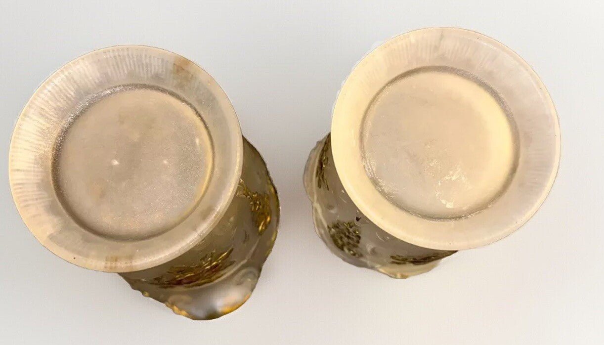Wild Rose & Bowknot Sultan OMN Creamer Sugar Tumblers Minnesota Glass Museum - AntiquesEtceteraWild Rose & Bowknot Sultan OMN Creamer Sugar Tumblers Minnesota Glass MuseumAntiquesEtceteraAntiquesEtcetera