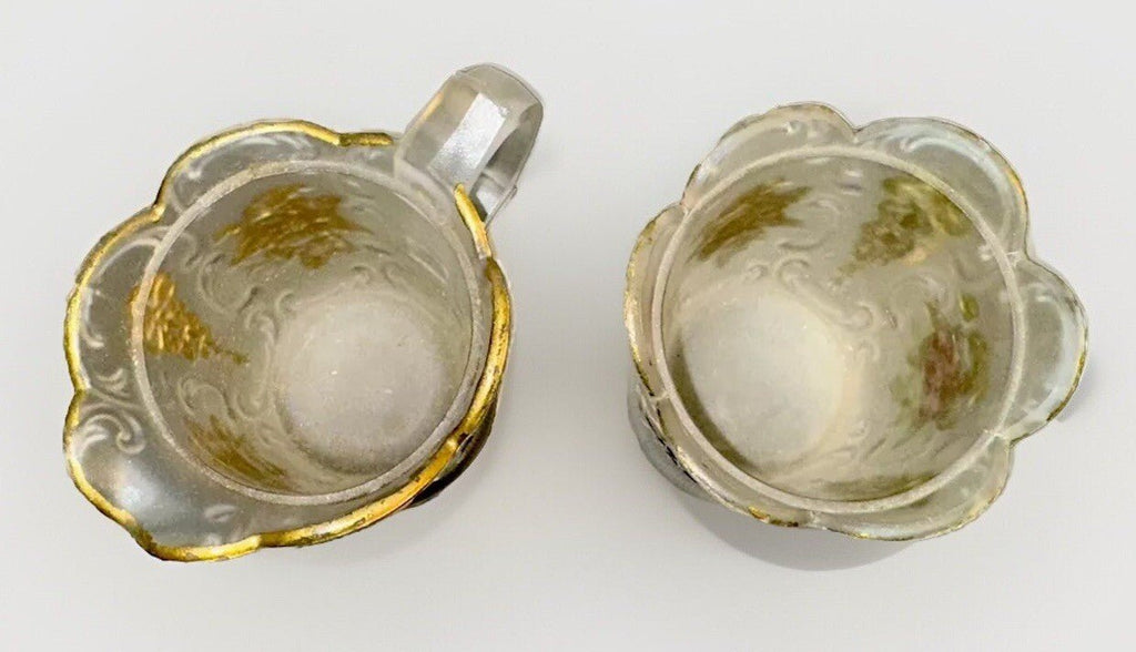 Wild Rose & Bowknot Sultan OMN Creamer Sugar Tumblers Minnesota Glass Museum - AntiquesEtceteraWild Rose & Bowknot Sultan OMN Creamer Sugar Tumblers Minnesota Glass MuseumAntiquesEtceteraAntiquesEtcetera