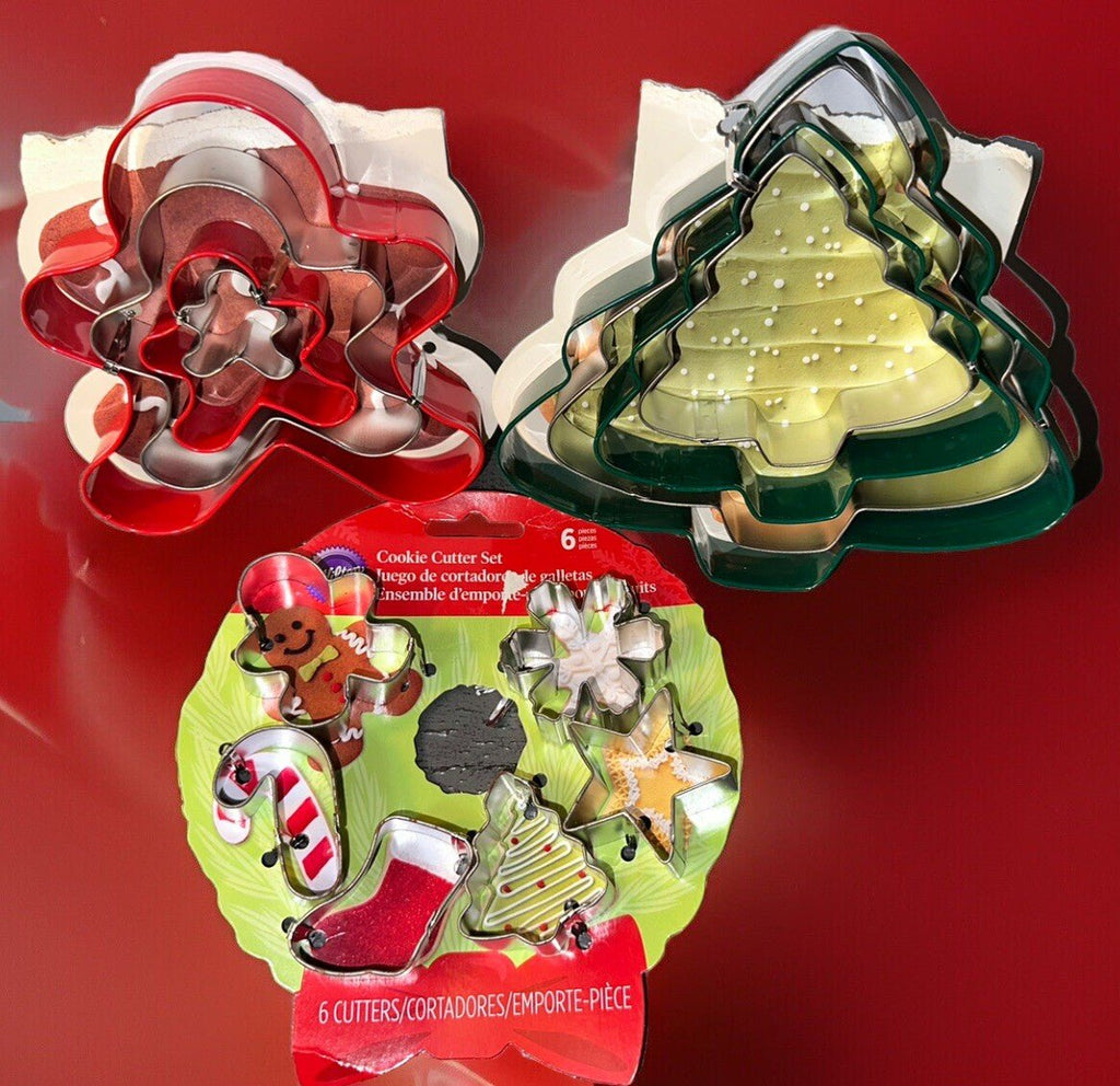 Wilton Christmas Cookie Cutters 14 Total with Gingerbread Men and Holiday Trees - AntiquesEtceteraWilton Christmas Cookie Cutters 14 Total with Gingerbread Men and Holiday TreesWiltonAntiquesEtcetera