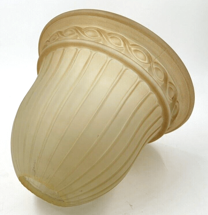 Wonderful Celtic Style Wall Sconce Earthen Colors Glass Shade - AntiquesEtceteraWonderful Celtic Style Wall Sconce Earthen Colors Glass ShadeUnbrandedAntiquesEtcetera