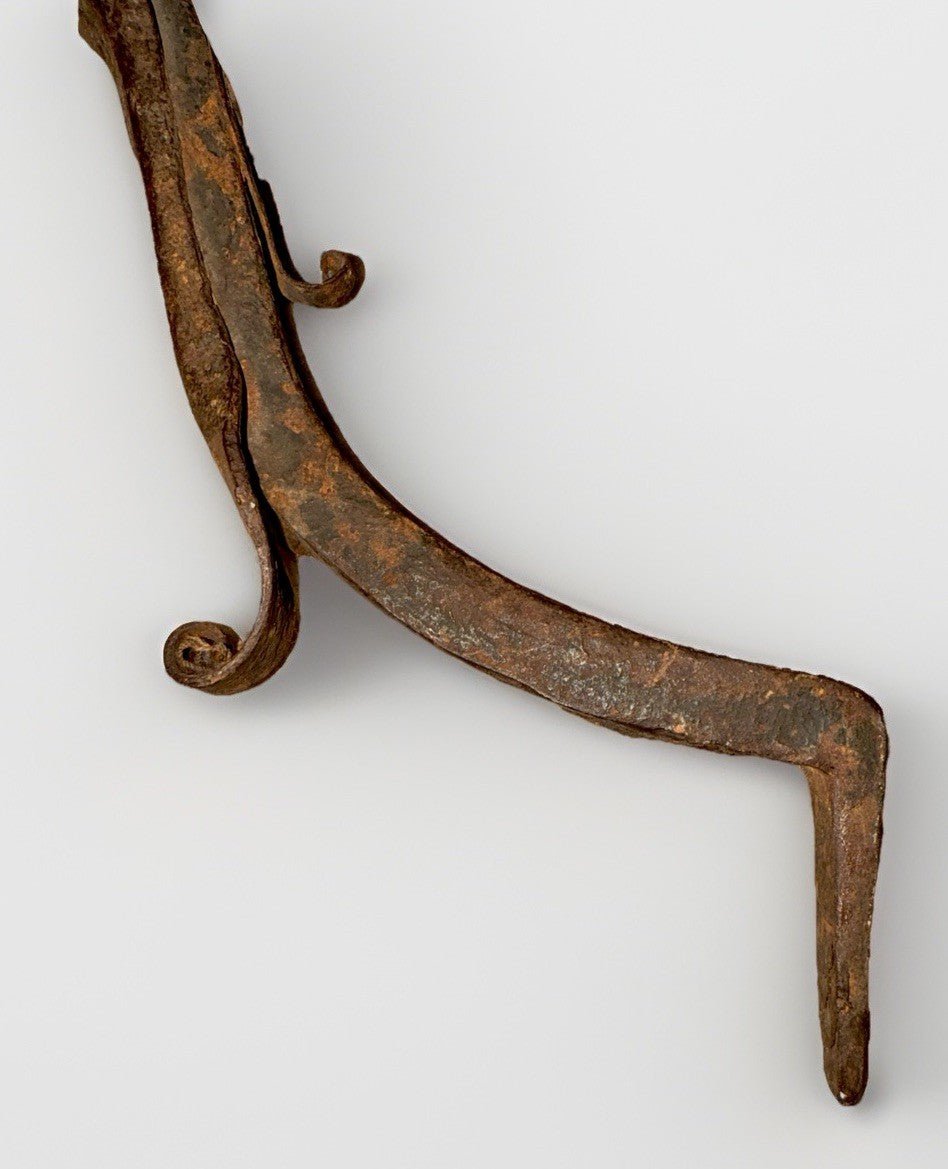 Wrought Iron Pricket Candle Holder Spike Ornamental Wall Mount Antique Oak Leaf - AntiquesEtceteraWrought Iron Pricket Candle Holder Spike Ornamental Wall Mount Antique Oak LeafAntiquesEtceteraAntiquesEtcetera