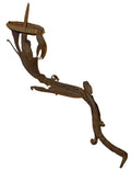 Wrought Iron Pricket Candle Holder Spike Ornamental Wall Mount Antique Oak Leaf - AntiquesEtceteraWrought Iron Pricket Candle Holder Spike Ornamental Wall Mount Antique Oak LeafAntiquesEtceteraAntiquesEtcetera