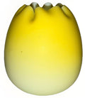Yellow Satin Art Glass Rose Bowl Victorian Hand Blown w/ Pontil 8 Delicate Folds - AntiquesEtceteraYellow Satin Art Glass Rose Bowl Victorian Hand Blown w/ Pontil 8 Delicate FoldsUnmarkedAntiquesEtcetera